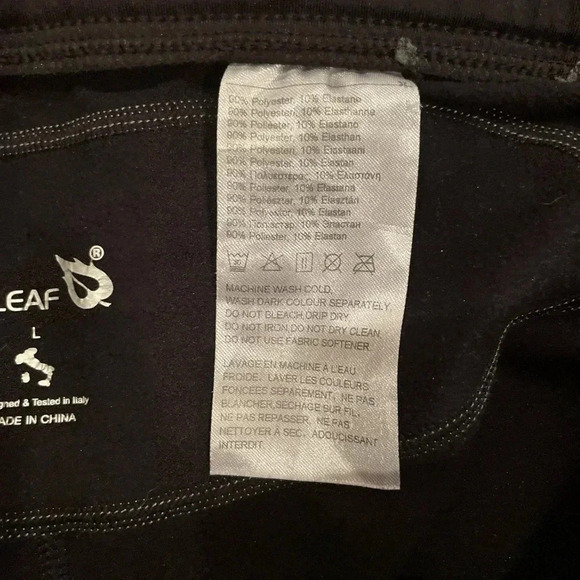 Baleaf Womens Fleece Lined performance outdoorsy campcore zippered leggings L - Picture 7 of 8